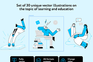 Gibky Education Illustrations