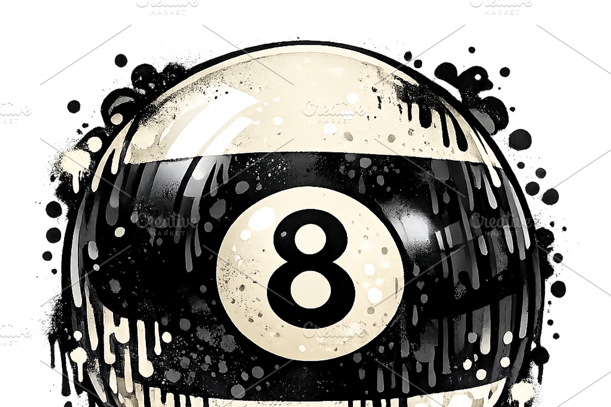 English Pool Ball Kit - 23 PNG,JPG, a Sport Illustration by Flash My Pixel (Photo 6 of 23)