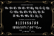 The Raid Letter - Blackletter, a Blackletter Font by Meizzaluna Design (Thumbnail 5 of 10)