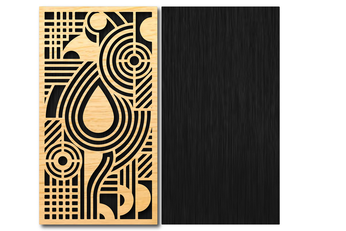 Modern Geometric Panel SVG, an Object Graphic by DreamCafeArt (Photo 2 of 4)