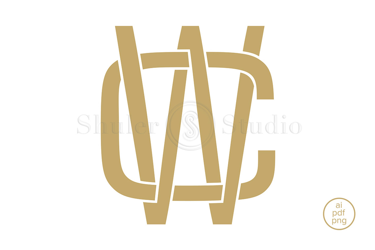 CW Monogram WC Monogram, a Branding & Logo Template by Shuler Studio ...