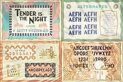 Calypso | Vintage Postcard Font, a Sans Serif Font by Artifact Bazaar (Thumbnail 3 of 4)