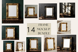 Frame Mockup Bundle, Wall Art Mockup