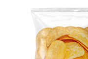 Clear Plastic Bag With Chips Mockup, a Packaging Mockup by Moonlight Creative (Thumbnail 6 of 6)