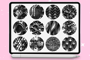 Procreate Metallic texture brushes, a Brush Add-On by Revabrush (Thumbnail 3 of 8)