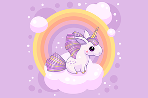 Cute Unicorns Set