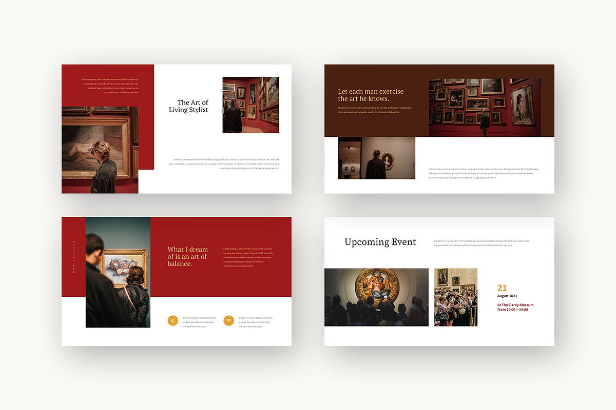 Dhar : Art Gallery Google Slides, a Presentation Template by Punkl Camp (Photo 6 of 16)