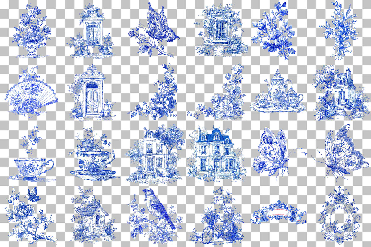 Vintage Doodles Sketched Clipart Set, an Illustration by DreamCafeArt (Photo 3 of 6)