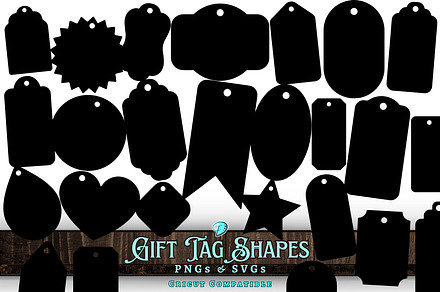 Gift Tag SVGs and PNGs