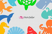 Sea Creatures SVG, Eps, Dxf and Png, an Object Graphic by PolpoDesign (Thumbnail 3 of 3)