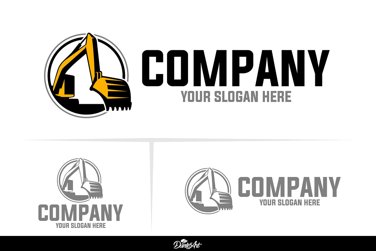EXCAVATOR LOGO, a Branding & Logo Template by Dante art12 (Photo 2 of 2)