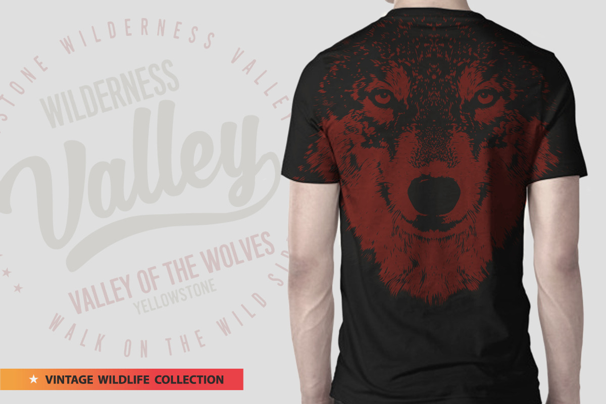 GREY WOLF - Vector illustration, an Animal Illustration by Artistic & Unique (Photo 12 of 12)
