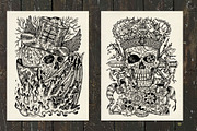 Evil skulls. Part 2, an Illustration by Samiramay (Thumbnail 3 of 6)