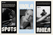 Gagon - Bold Condensed Display Font, a Sans Serif Font by Pandeka Studio (Thumbnail 8 of 9)