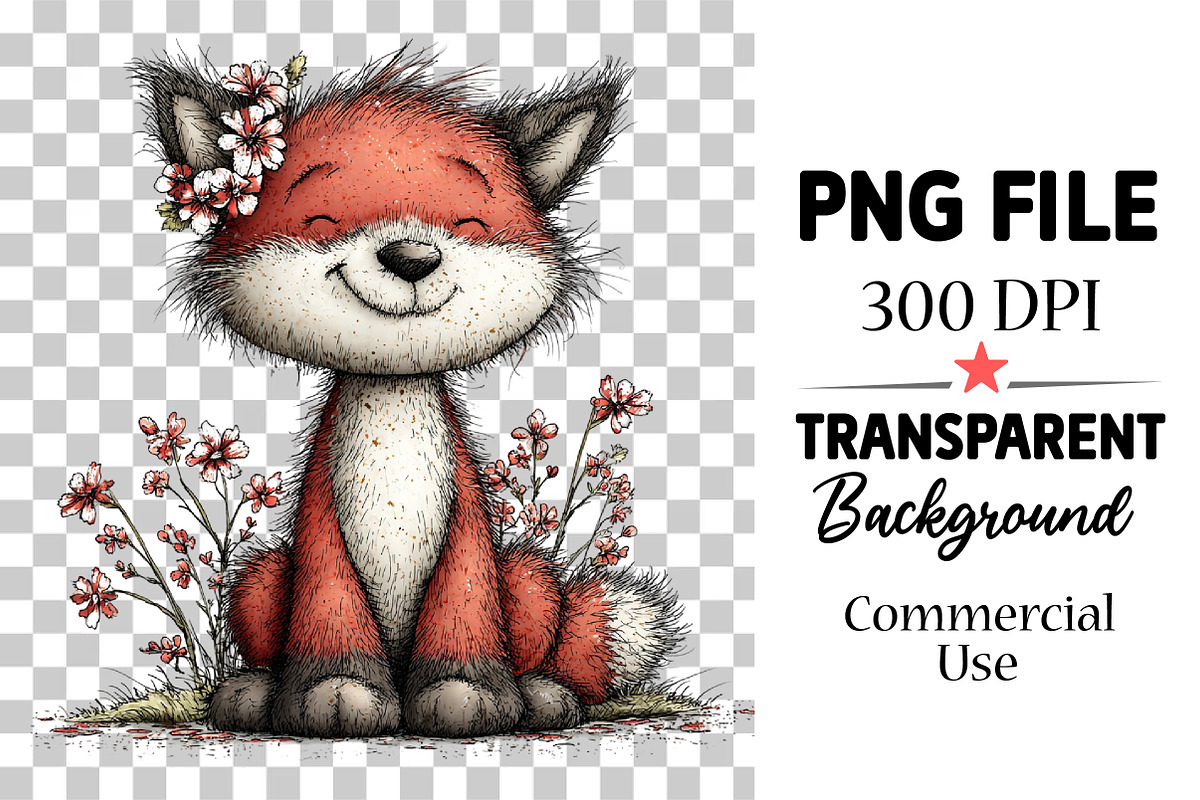 Whimsical Spring Animals Clipart Png, an Illustration by Watercolor design (Photo 5 of 6)