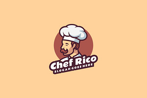 Chef Mascot Logo Design, a Branding & Logo Template by Artnivora.Std