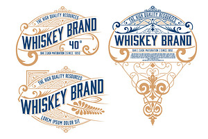 Set Of 3 Vintage Logos