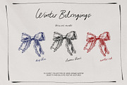 Winter Belongings: Holiday Line Art, a Seasonal Illustration by Purple (Thumbnail 13 of 15)