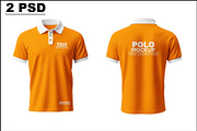 Polo Shirt Mockup, a Shirt Mockup by GraphicsPixel (Thumbnail 1 of 3)