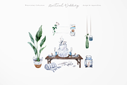 Nautical Beach Wedding Illustrations, a Decorative Illustration by Aquarellina (Thumbnail 29 of 34)
