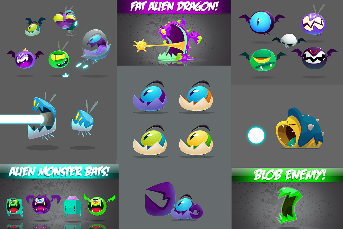 Animated Character Bundle (Sale), an Object Graphic by Mike Mac (Photo 1 of 2)
