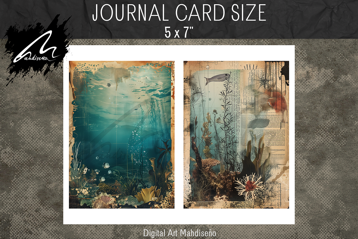 Grunge Nautical World Paper, a Background Graphic by Digital Art Mahdiseño (Photo 7 of 10)