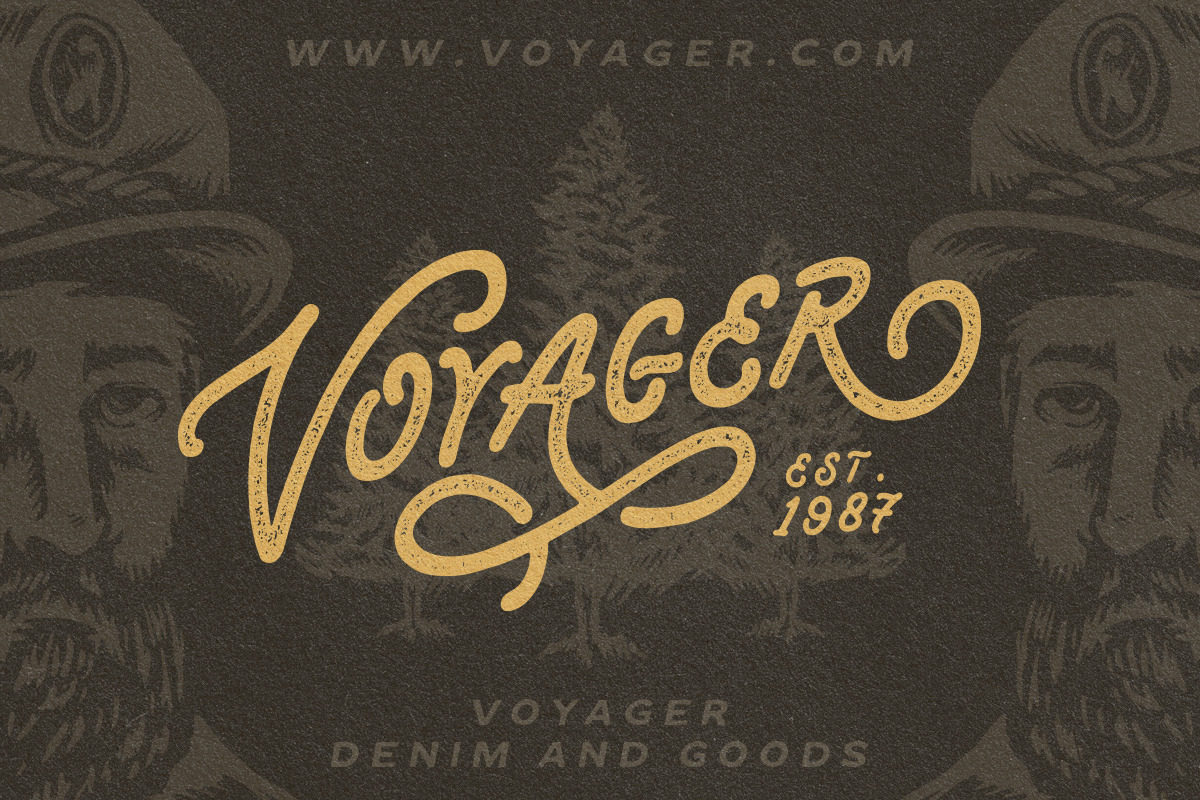Mountain Warrior - Monoline Script, a Script Font by Letterhend Studio (Photo 6 of 9)