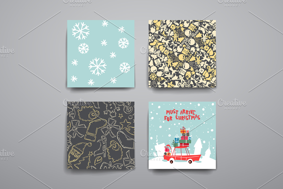 Merry Christmas Card Templates, a Card Template by Palau (Photo 5 of 13)