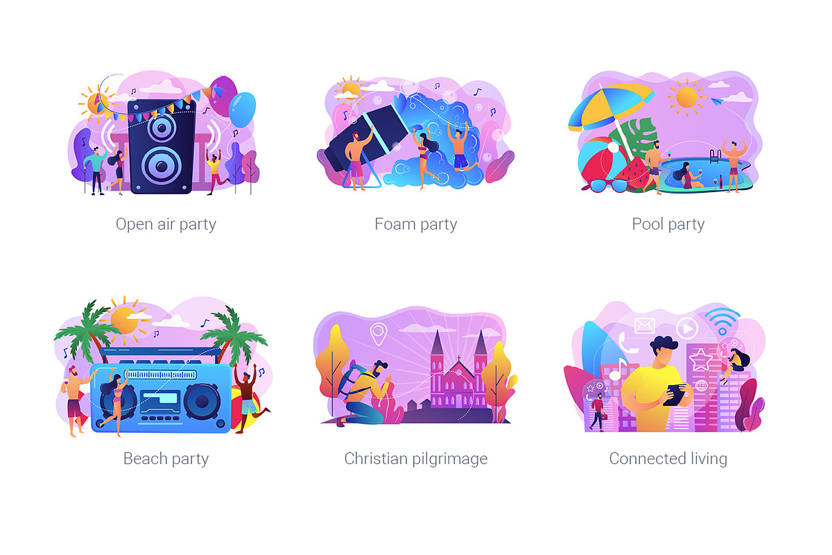 Travel concept illustrations, an UI Kit Template by Visual Generation (Photo 9 of 13)
