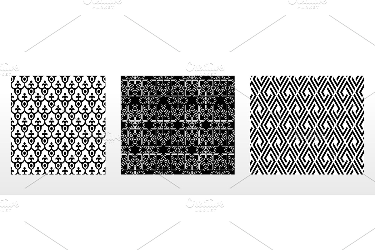 Geometric set of patterns, a Pattern Graphic by RODINA (Photo 1 of 3)