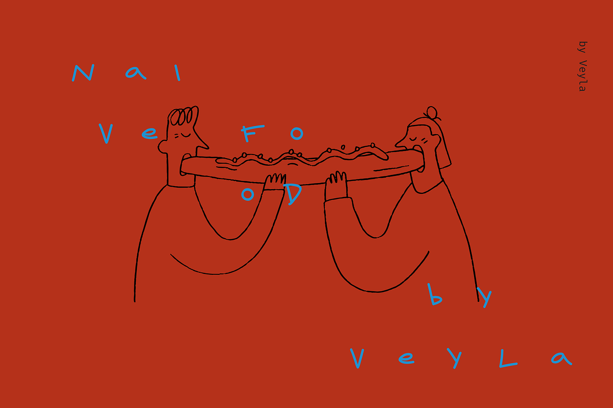 Naive Food: Hand-Drawn Characters, a Food Illustration by Veyla (Photo 6 of 19)