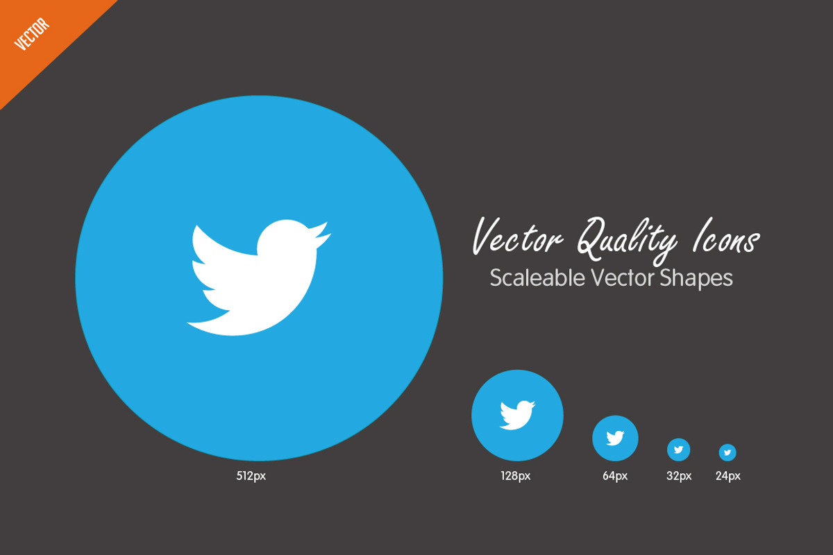 Complete Social Icon Set - Vector preview 5