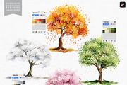 Watercolor Four Seasons Brushes, a Brush Add-On by Julia Dreams (Thumbnail 6 of 6)