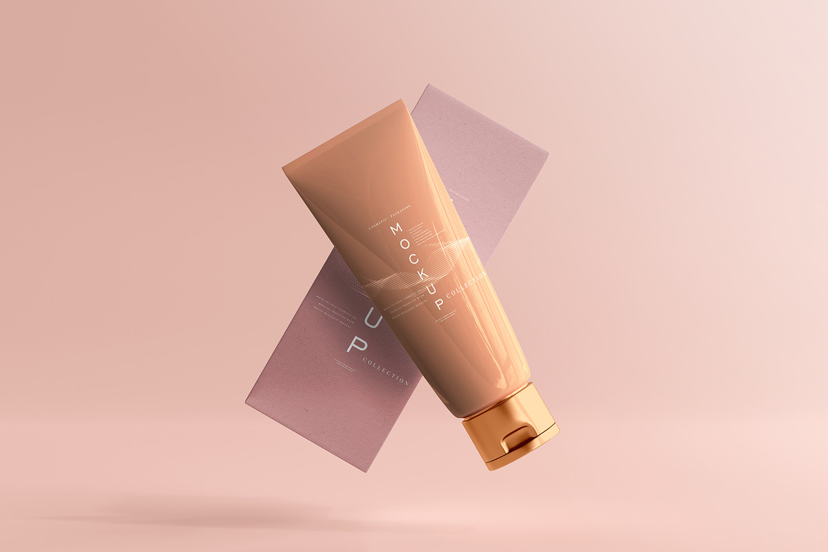390+ Cosmetic Branding Mockup Scenes, a Cups & Container Mockup by pmvch (Photo 255 of 367)