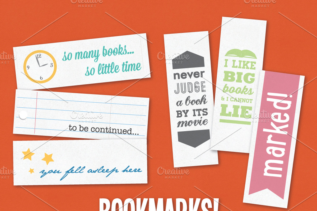 Bookmarks!, an Illustration by Ashe Green Design