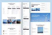 Solar & Renewable Energy Website UI, an UI Kit Template by peterdraw (Thumbnail 6 of 7)