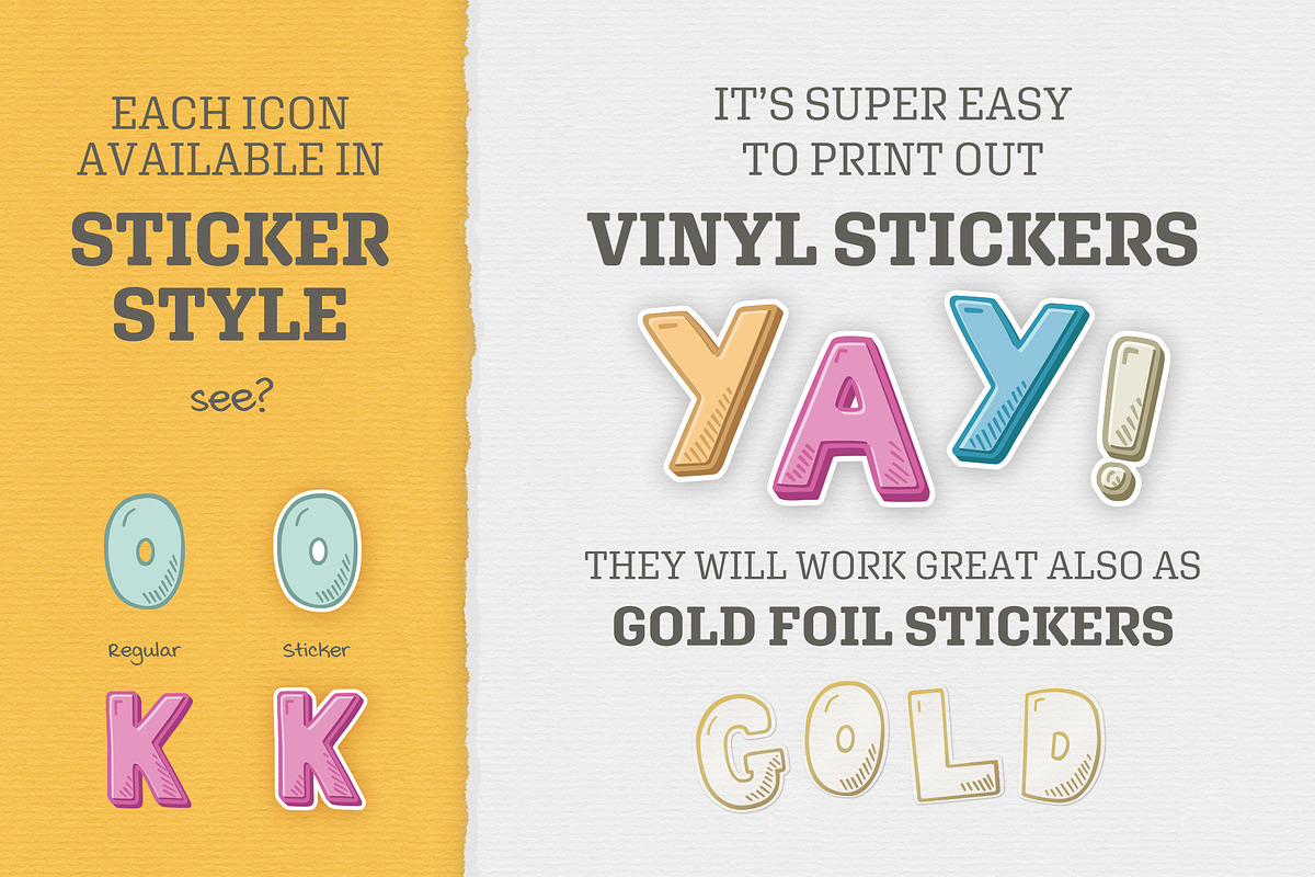 Hand-Drawn Alphabet Icons, an Icon by Good Stuff No Nonsense (Photo 7 of 12)