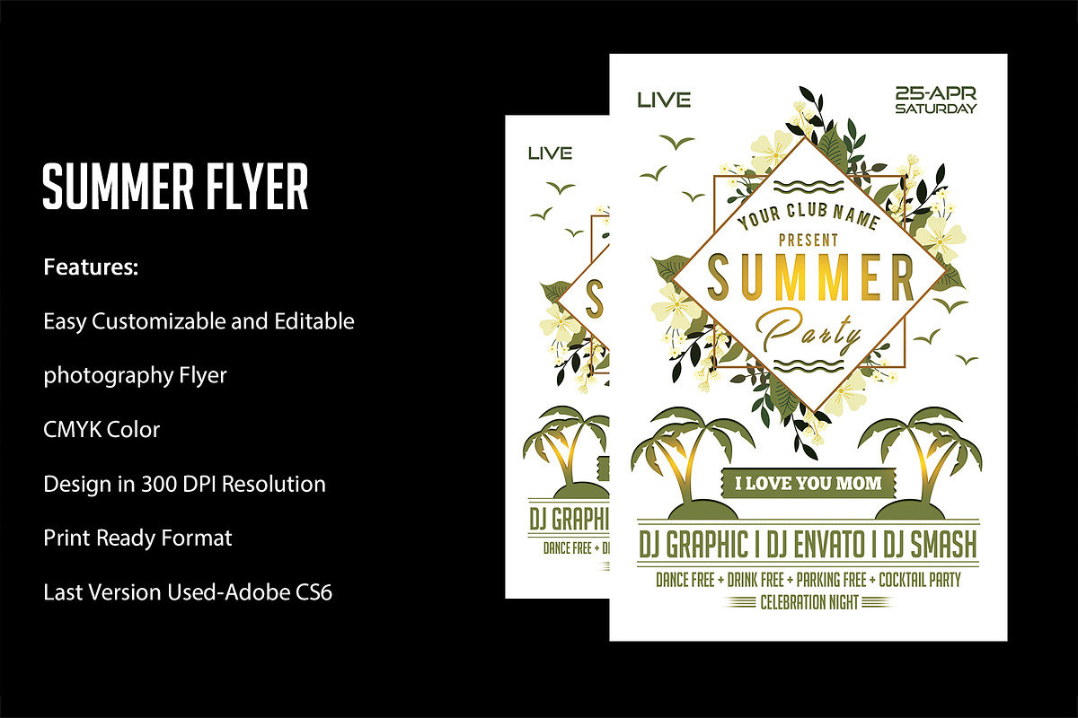 Summer Flyer, a Flyer Template by VaaniDesigns (Photo 1 of 2)