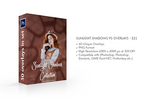 Sunlight Shadows Photoshop Overlays