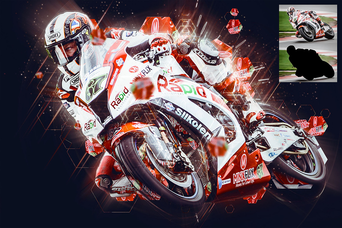 Tesseract Photoshop Action, an Action Add-On by AndriyFM (Photo 9 of 15)