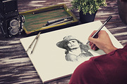 Sketchbook Mock-ups Bundle, a Books & Magazine Mockup by UI.Fest (Thumbnail 2 of 5)