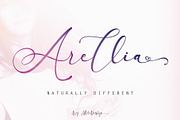 Arellia Script //Luxury Font, a Font by Aldedesign (Thumbnail 1 of 9)