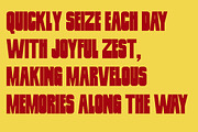 Bozilla - Bold Condensed, a Sans Serif Font by Nian Keun Studio (Thumbnail 5 of 12)