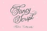 Fancy Script, a Script Font by Lollipop Hand Drawn (Thumbnail 1 of 6)