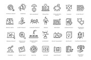 Startup Vector Line Icons Set, an Outline Icon by Tettygreen (Thumbnail 2 of 2)