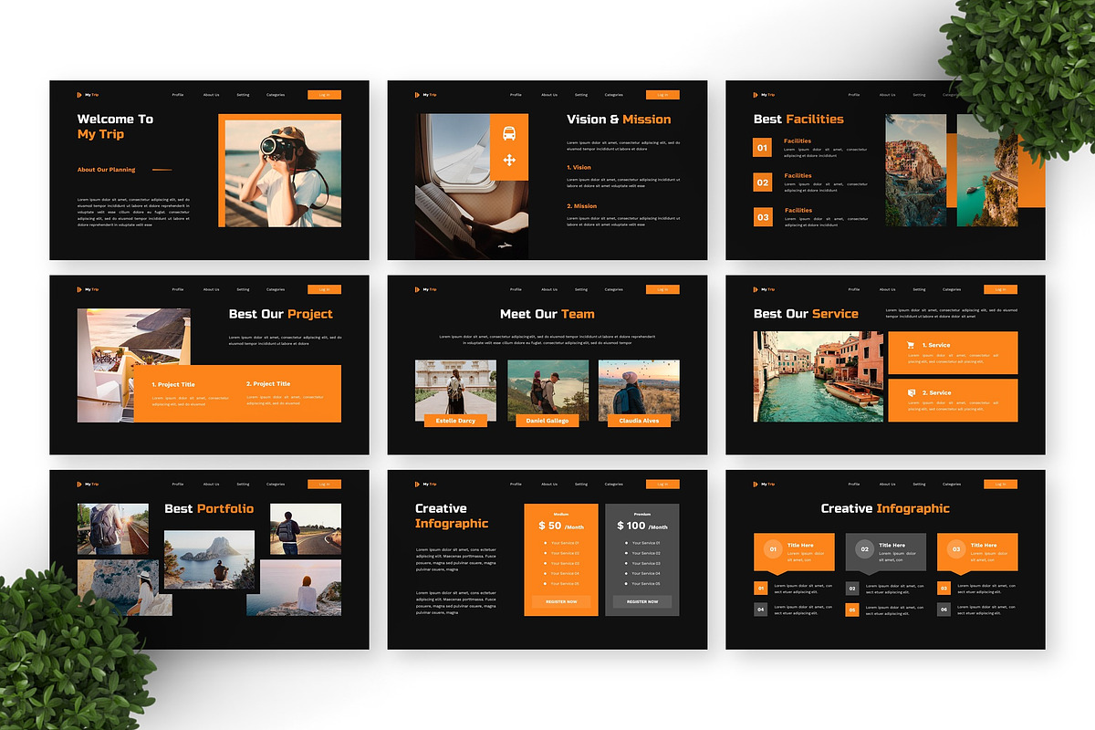 My trip - Travel Powerpoint preview 6
