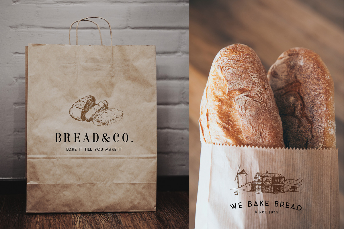 Bakery logo template, a Branding & Logo Template by Chewie Co (Photo 7 of 13)