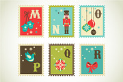 Christmas Alphabet Poster & elements, a Decorative Illustration by Marish (Thumbnail 7 of 8)