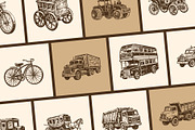 Vintage Transport and Vehicle Icon, a Transportation Illustration by Creative Stall (Thumbnail 5 of 10)