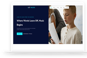 GT Muzic - Music Class WP Theme